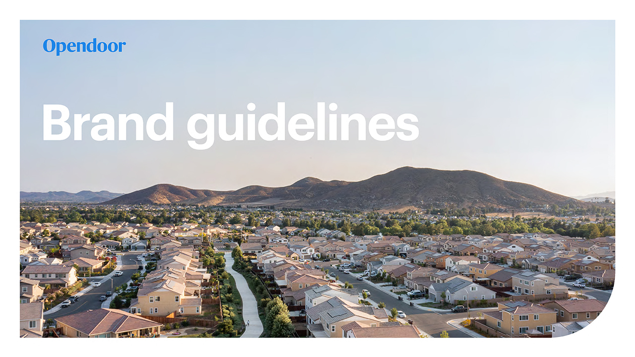 Opendoor Brand Identity